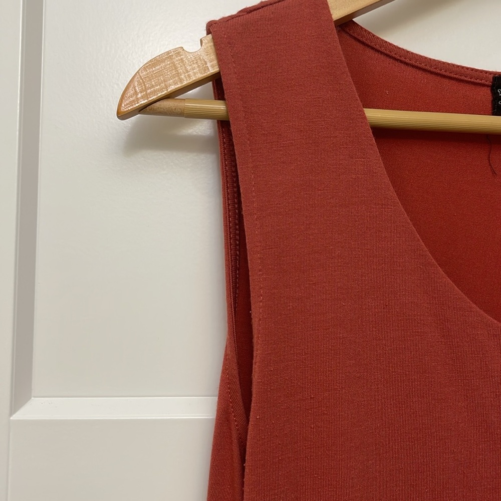 Form Fitting Rouched Slit Midi Dress - Picture 3 of 8
